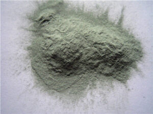 Carburo de silicio verde (GC) para uniones de resina y magnesita.